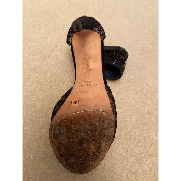 Elegant black lace shoes - Picture 4 of 4